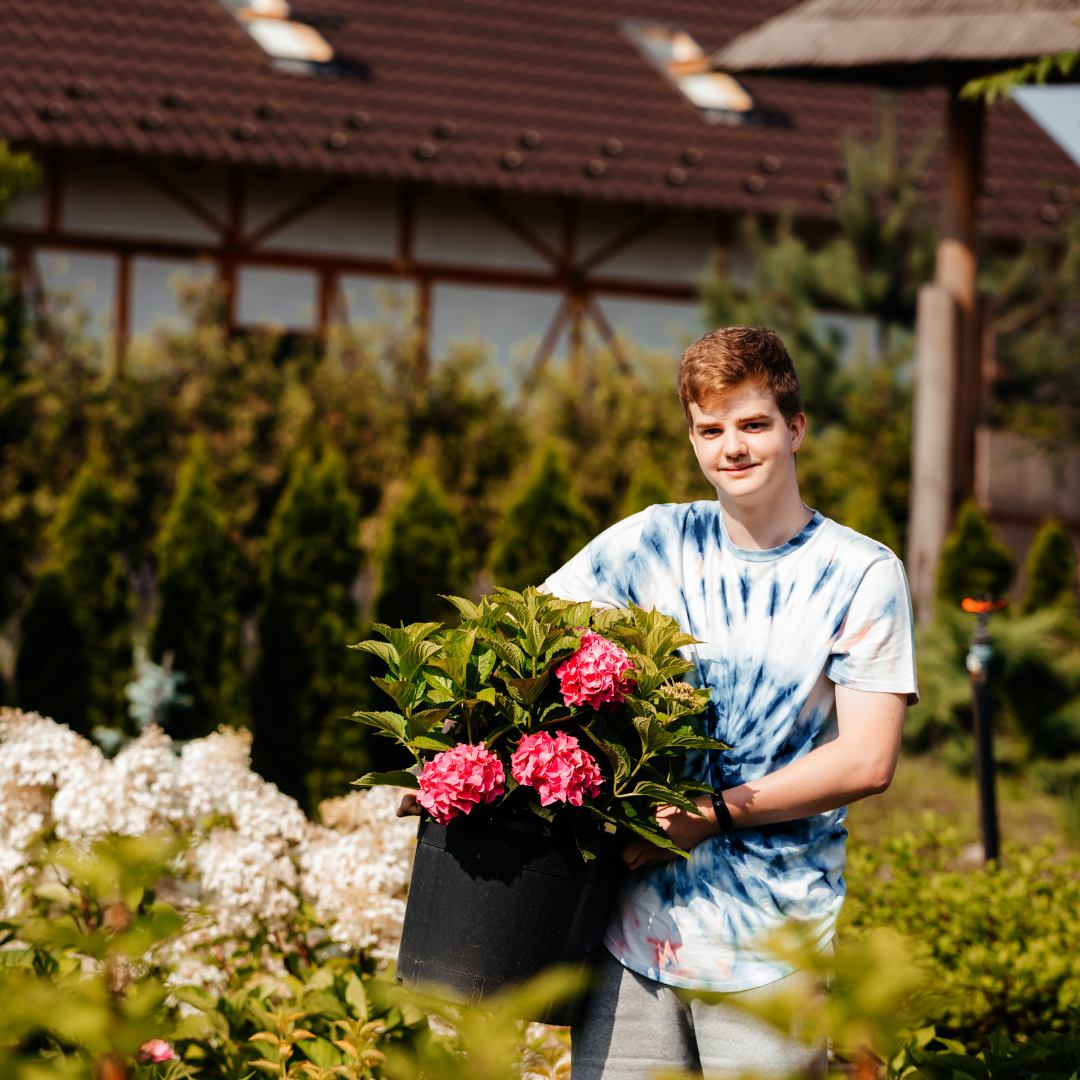Student at summer job after tailored private school admissions support 