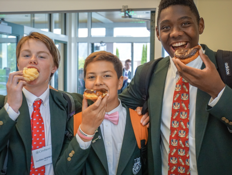 Boarding school students in community from East Coast boarding school admissions expert